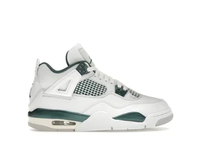Pre-owned Jordan 4 Retro Sneakers In White/oxidized Green