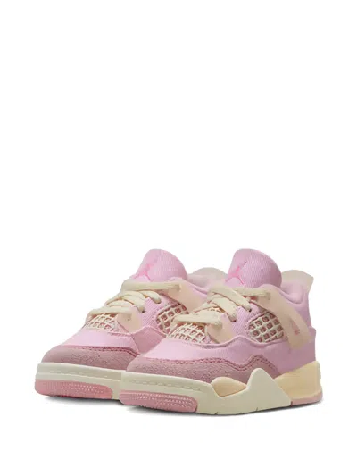 Jordan Babies'  4 Retro Sneakers In Pink