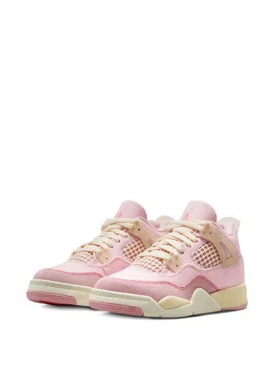 Jordan Kids'  4 Retro Sneakers In Pink