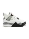 Jordan Boys  Aj 4 Retro Og In White