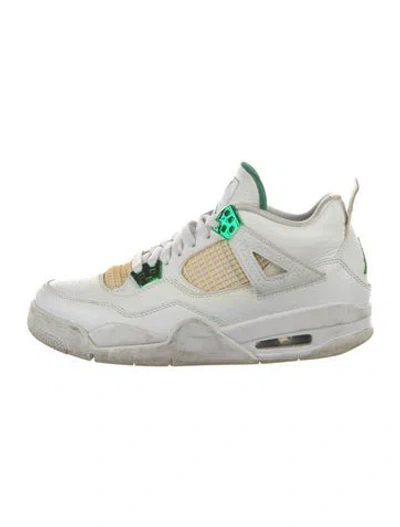 Pre-owned Jordan 4 Retro Sneakers In White