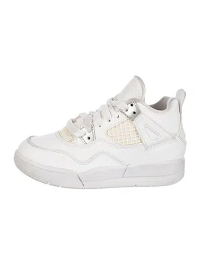 Pre-owned Jordan Babies' 4 Retro Toddler Boys' Sneakers In White