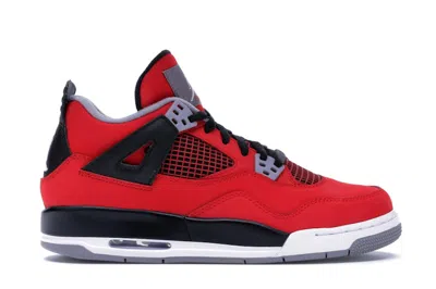Pre-owned Jordan 4 Retro Toro Bravo Sneakers In Fire Red/white/black
