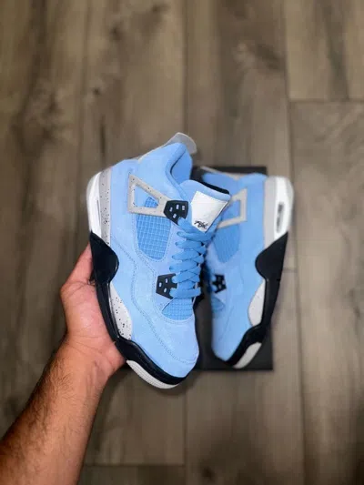 Pre-owned Jordan 4 Retro University Blue Unc