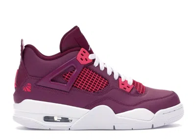 Pre-owned Jordan 4 Retro Valentine's Day (2019) Sneakers In True Berry/rush Pink/white