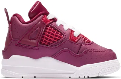 Pre-owned Jordan 4 Retro Valentine's Day (2019) Sneakers In True Berry/rush Pink/white