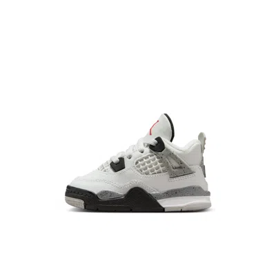 Jordan 4 Retro "white Cement" Baby/toddler Shoes