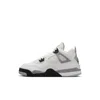 Jordan Babies' 4 Retro "white Cement" Little Kids' Shoes In Gray
