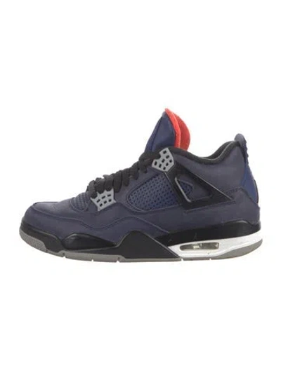 Pre-owned Jordan 4 Retro Winterized Loyal Blue Athletic Sneakers