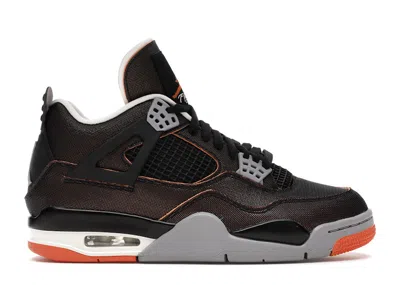 Pre-owned Jordan 4 Retro (women's) Sneakers In Sail/black/starfish In Multi