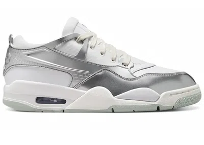 Pre-owned Jordan 4 Rm Chrome (women's) Sneakers In Summitin White/summit White/light Silver