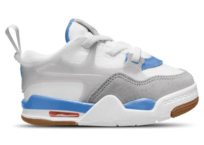 Pre-owned Jordan 4 Rm Legend Blue Sneakers In White/neutral Grey In Gray