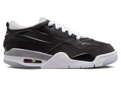 Pre-owned Jordan 4 Rm Metallic Sneakers In Black/wolf Grey/white