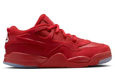 Pre-owned Jordan 4 Rm Sneakers In Varsity Red/blue Tint/black