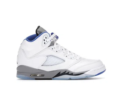 Pre-owned Jordan 5 Retro (2021) Sneakers In White/stealth/ Black