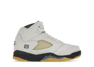 Pre-owned Jordan 5 Retro A Ma Maniére Dawn Sneakers In Photon Dust/black/diffused Blue In Multi