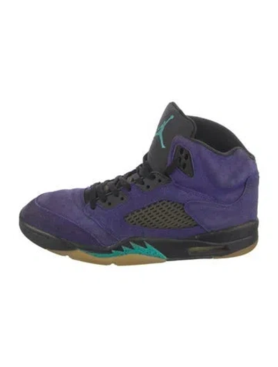 Pre-owned Jordan 5 Retro Alternate Grape Sneakers In Purple