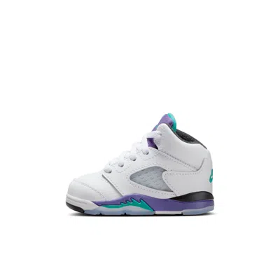 Jordan 5 Retro Baby/toddler Shoes In Multi