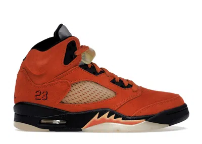 Pre-owned Jordan 5 Retro Dunk On Mars (women's) Sneakers In Martian Sunrise/black/fire Red