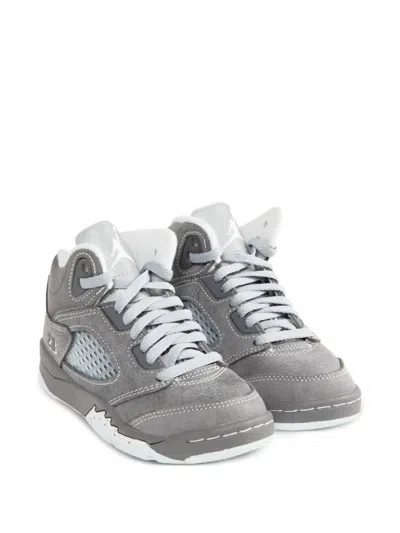Jordan Kids' 5 Retro High-top Sneakers In Multi