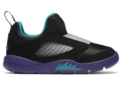 Pre-owned Jordan 5 Retro Little Flex Grape Sneakers In Black/new Emerald/grape Ice In Multi
