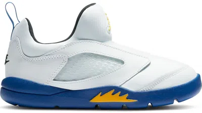 Pre-owned Jordan 5 Retro Little Flex Laney Sneakers In White/varsity Maize/varsity Royal