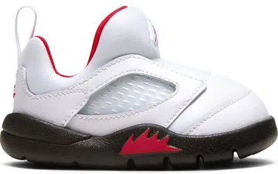 Pre-owned Jordan 5 Retro Little Flex Sneakers In White/black/university Red In Multi