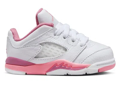 Pre-owned Jordan 5 Retro Low Coral Chalk Sneakers In White/desert Berry/black