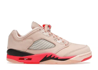 Pre-owned Jordan 5 Retro Low Girls That Hoop (women's) Sneakers In Arctic Orange/siren Red/black
