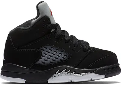 Pre-owned Jordan 5 Retro Metallic (2016) Sneakers In Black/fire Red/metallic Silver