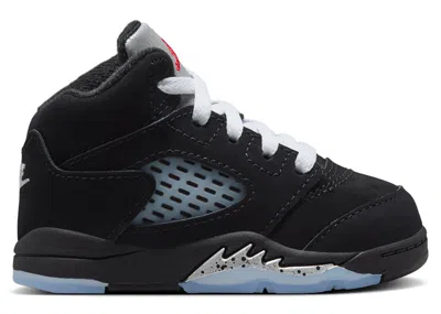 Pre-owned Jordan 5 Retro Og Metallic Reimagined Sneakers In Black/white/metallic Silver