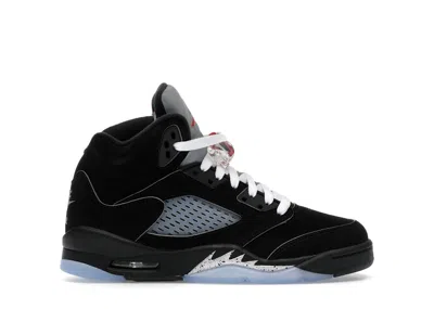 Pre-owned Jordan 5 Retro Og Metallic Reimagined Sneakers In Black/white/metallic Silver