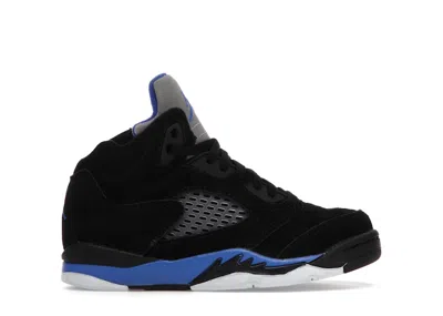 Pre-owned Jordan 5 Retro Sneakers In Black/racer Blue/reflective Silver