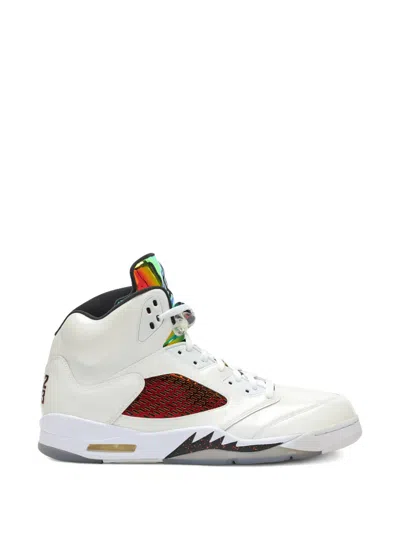 Jordan 5 Retro Sneakers In White