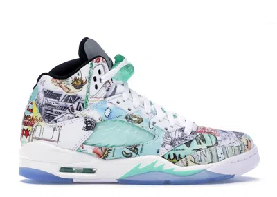 Pre-owned Jordan 5 Retro Wings Sneakers
