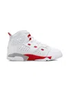 Jordan 6 17 23 "white Fire Red" Sneakers In White