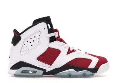 Pre-owned Jordan 6 Retro (2014) Sneakers In White/carmine/black