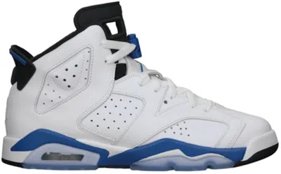 Pre-owned Jordan 6 Retro (2014) Sneakers In White/sport Blue/black