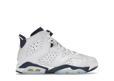 Pre-owned Jordan 6 Retro (2022) Sneakers In White/midnight Navy Blue In Multi