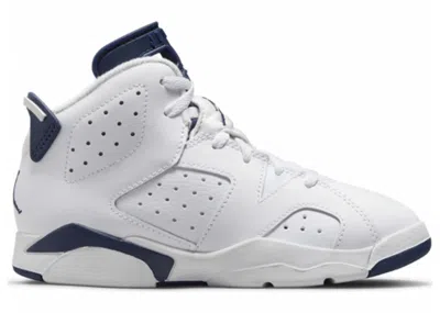 Pre-owned Jordan 6 Retro (2022) Sneakers In White/midnight Navy Blue