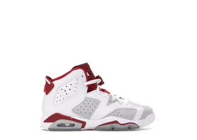 Pre-owned Jordan 6 Retro Alternate Hare Sneakers In White/gym Red/pure Platinum In Multi