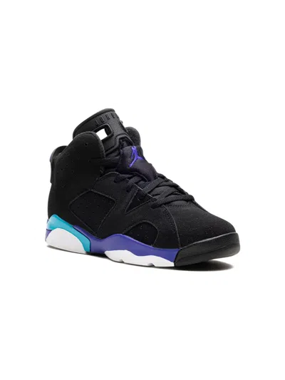 Jordan Kids' Boys  Retro 6 In Black/bright Concord/aquatone