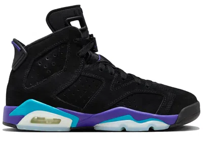 Pre-owned Jordan 6 Retro Aqua Sneakers In Black/bright Concord/aquatone