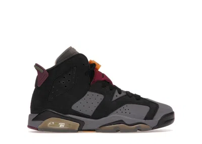 Pre-owned Jordan 6 Retro Bordeaux Sneakers In Black/light Graphite/dark Grey