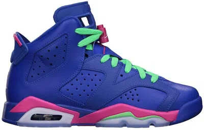 Pre-owned Jordan 6 Retro Game Royal Sneakers In Gm Royal/white/vvd Pnk