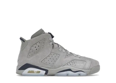 Pre-owned Jordan 6 Retro Georgetown (2022) Sneakers In Magnet/college Navy Blue