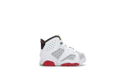 Pre-owned Jordan 6 Retro Hare Sneakers In Neutral Grey/white/true Red In Multi
