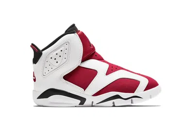Pre-owned Jordan 6 Retro Little Flex (2021) Sneakers In White/carmine/black In Multi