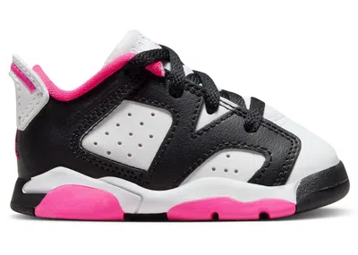 Pre-owned Jordan 6 Retro Low Sneakers In Black/fierce Pink/white In Multi