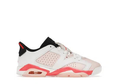 Pre-owned Jordan 6 Retro Low Sneakers In White/atmosphere/infrared 23